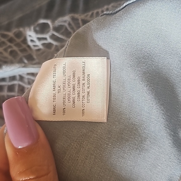 Holding Horses|| Anthropologie  Chambray Crochet Top Size 4 - Picture 9 of 10